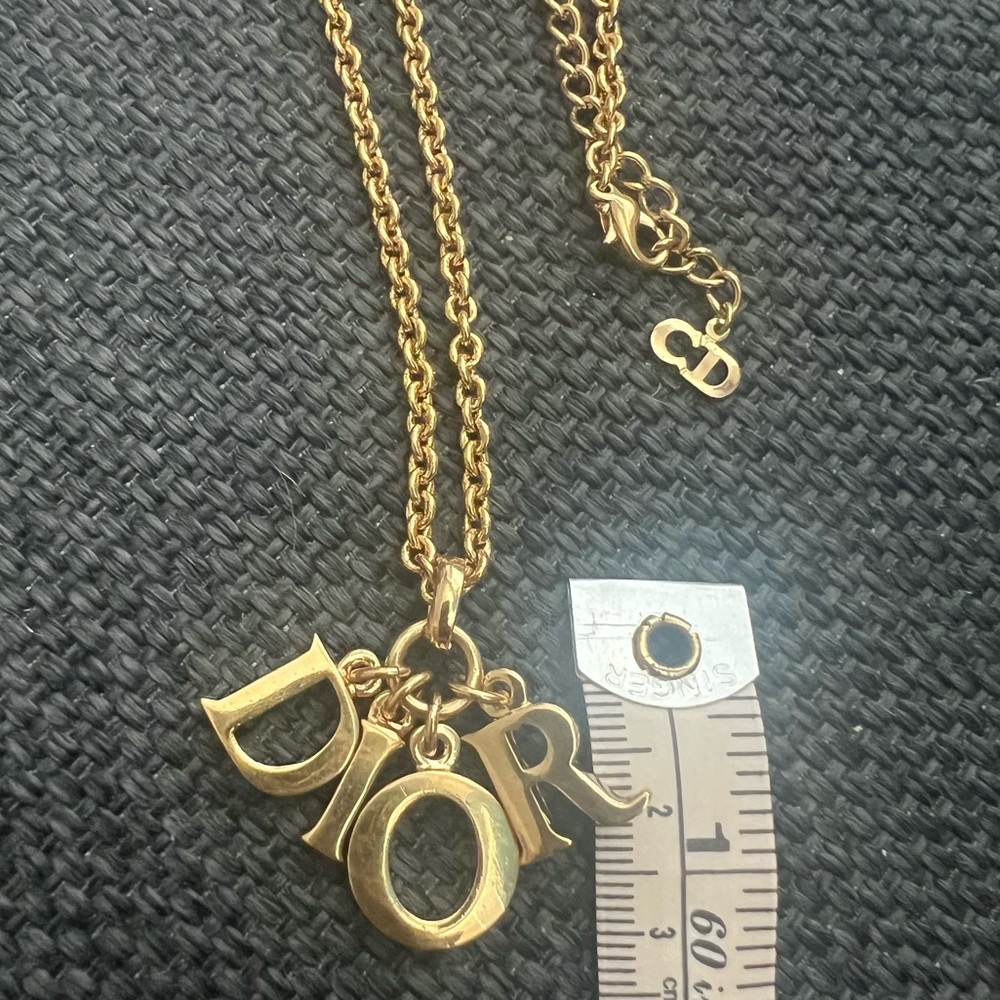 Dior Gold-tone Necklace - Picture 3 of 6